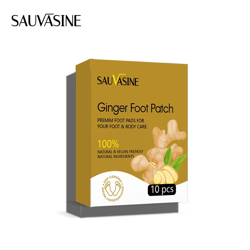 ginger-foot-patch-detox-pads-sau-py9k6ydm-1 Ginger Foot Patch for Detox and Sleep Support - SAUVASINE Natural Bamboo Vinegar Pads (10 Pcs)