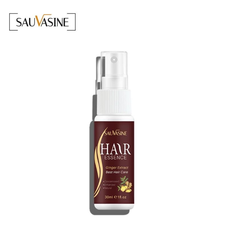 Hair Growth Spray SAUVASINE Ginger Essence Nourishing Hair Repair & Anti-Hair Loss Treatment 30ml